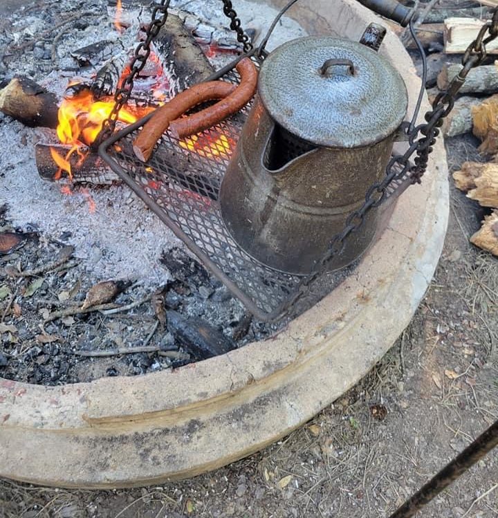 Troop 476 Scouts on a campout